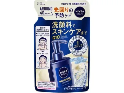 KAO ニベアメン アクティブエイジ ワンステップケア つめかえ用 130mL