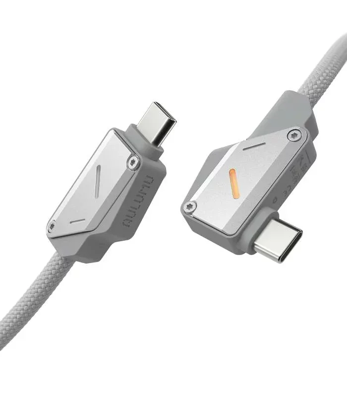Aulumu M07 240W USB-C to USB-C アルミニウム合金ケーブル|USB 3.1 Gen2 10Gbps|4K@60Hz 映像出力・急速充電対応|iPhone 17/16/15 Pro Max、NVMe SSD、Galaxy S25
