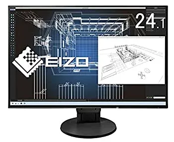 【中古】EIZO FlexScan 24.1インチ ディスプレイ モニター (WUXGA/IPSパネル/ノングレア/ブラック/EV2456-RBK