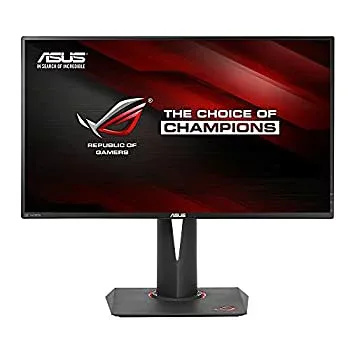【中古】(非常に良い)ASUS ゲーミングモニター ディスプレイPG279Q 27型 リフレッシュレート165Hz IPS WQHD SRGB100% フリッカーフリー ブルーライト軽減 GSYNC DP HD