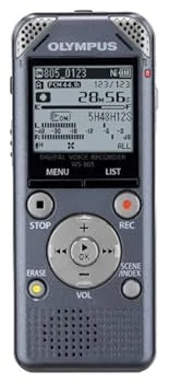 【中古】【Amazon.co.jp限定】OLYMPUS ICレコーダー VoiceTrek 4GB リニアPCM対応 FMチューナー付 GRY グレー WS-805