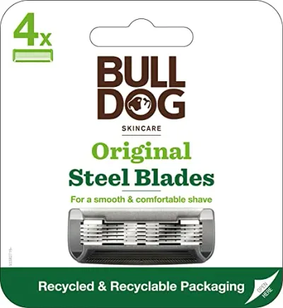 Bulldog(ブルドッグ) オリジナル 替刃(4コ入) 髭剃り カミソリ