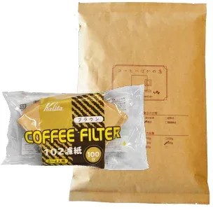 ギフト コーヒー カリタ102コーヒーフィルター 2〜4人用 100枚入り フレンチブレンド(アイスコーヒーも美味) 500g 深煎り コーヒー豆 粉 袋 アラビカ ポイント消化 お歳暮コーヒー 孫から お礼 お返し 男性 アイスコーヒー用 豆 コーヒーギフト 内祝い 手土産 お年賀ギフト