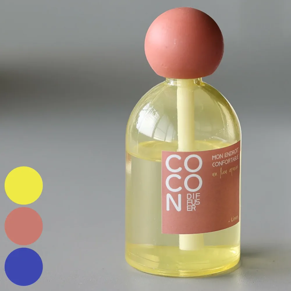 ディフューザー COCON DIFFUSER 80ml ガラス 石膏 ( 韓国風 リードディフューザー ロリポップ キャンディー 芳香剤 ルームフレグランス アロマ フレグランス 芳香 おしゃれ かわいい アロマディフューザー 癒し プレゼント ギフト )【3980円以上送料無料】
