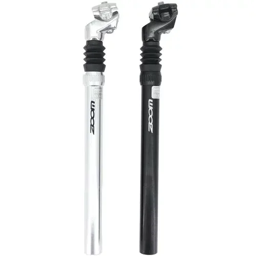 自転車サスペンションシートポスト 25.4mm 27.2mm 28.6mm 30.4mm 30.9mm 31.6mm ショックアブソーバーダンパーゴムシートポストサイクリングシートポストロードバイク MTB,黒27.2mm