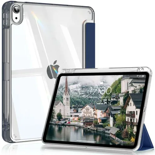 iPad 第11/10世代用ケース (A16) 2025 iPad 第11/10世代 10.9インチ 2022 保護ケースネイビーブルー