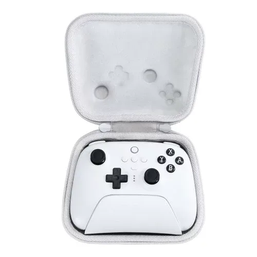 Aenllosi収納ケース 互換品 8bitdo Ultimate 2/Ultimate ワイヤレス/有線 コントローラー+充電ドック オフホワイト