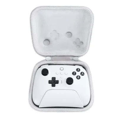 Aenllosi収納ケース 互換品 8bitdo Ultimate 2/Ultimate ワイヤレス/有線 コントローラー+充電ドック オフホワイト