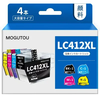 LC412XL LC412 ブラザー対応 LC412XL-4PK 互換 Brother用 インク LC412XLBK 4色パック