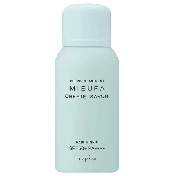 ナプラ ミーファ フレグランスUVスプレー シェリーサボン 80g (日焼け止め)SPF50+ PA++++