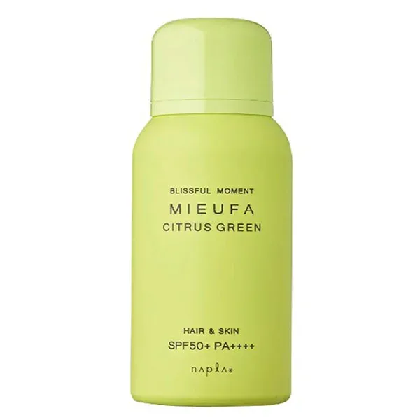 ナプラ ミーファ フレグランスUVスプレー シトラスグリーン 80g (日焼け止め)SPF50+ PA++++