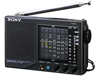 【中古】SONY ICF-SW22 FMラジオ (ブラック)