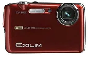 【中古】CASIO デジタルカメラ HI-SPEED EXILIM EX-FS10 レッド EX-FS10RD