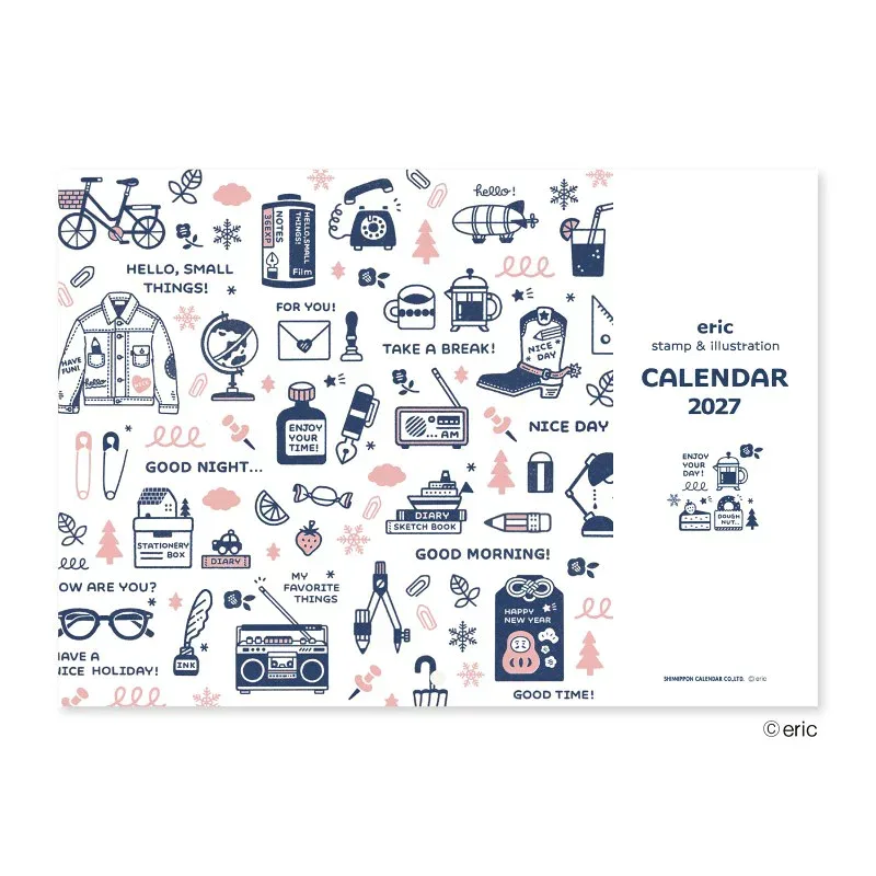 eric Wall Hanging NK4000 New Japan Calendar