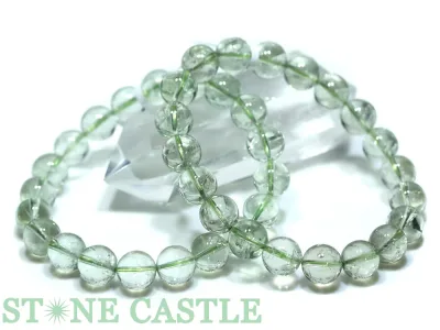 ☆高品質☆【ブレスレット】グリーンアメジスト (2A) (約10.5〜11mm)【パワーストーン 天然石 アクセサリー レディース メンズ】
