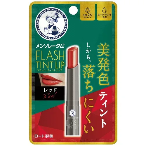 Rohto Mentholatum Flash Tint Lip Red 2g 1 ขวด (RT192557) Back order item
