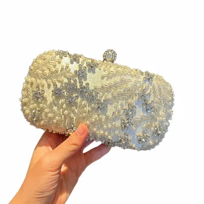 パーティーバッグ 結婚式 クラッチバッグ ラインストーン ビジュー パール 刺繍 華やか フォーマルバッグ レディース ハンドバッグ 二次会 披露宴 謝恩会 入学式 卒業式 お呼ばれ 演奏会 ドレス用