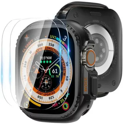 【送料無料】for アップルウォッチ Ultra メタル カバー 49mm 対応 Apple Watch ウルトラ 2/ウルトラ ステンレス ケース Apple