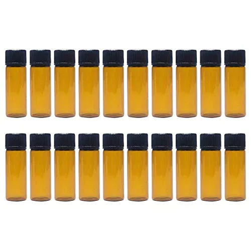 HAMILO 5mlエッセンシャルオイルボトルセット 調味料 各種液体にも活用可能 (20個セット)