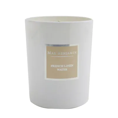 マックス ベンジャミン Candle - French Linen Water 190g 送料無料 【楽天海外通販】 Max Benjamin Candle - French Linen Water 190g 送料無料 【楽天海外通販】