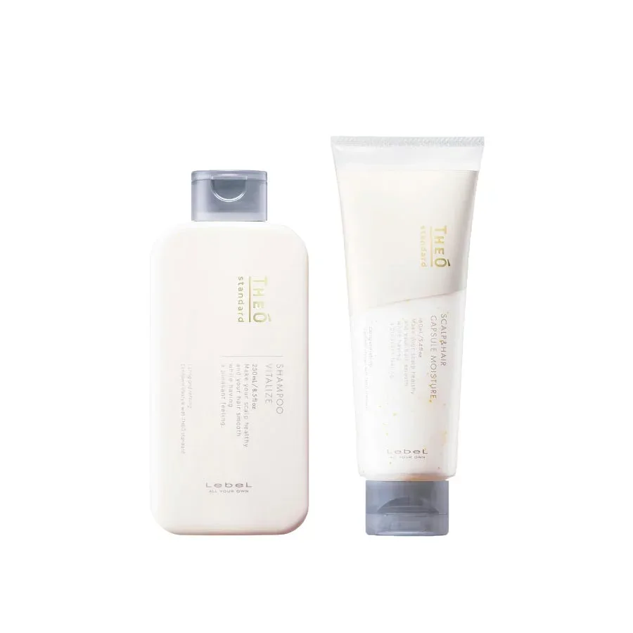 【 セット 】シャンプー バイタライズ 250ml & トリートメント カプセルモイスチャー 160mL THEO standard ジオスタンダード LebeL ルベル ジオ