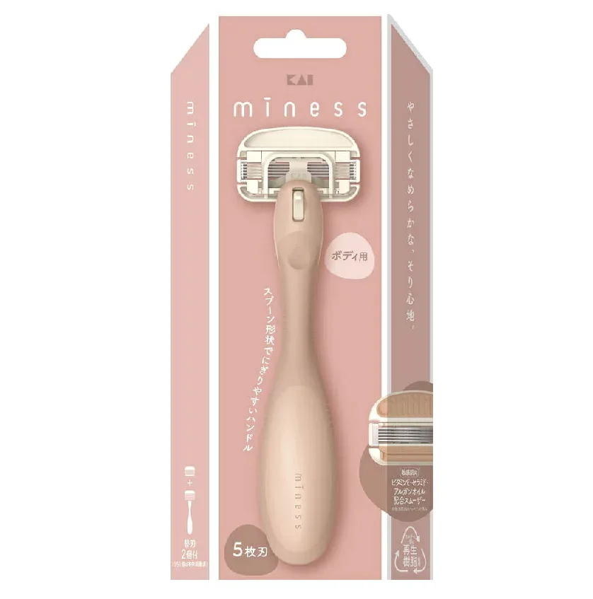 貝印 miness ボディ用カミソリ 替刃2個付【配送B】