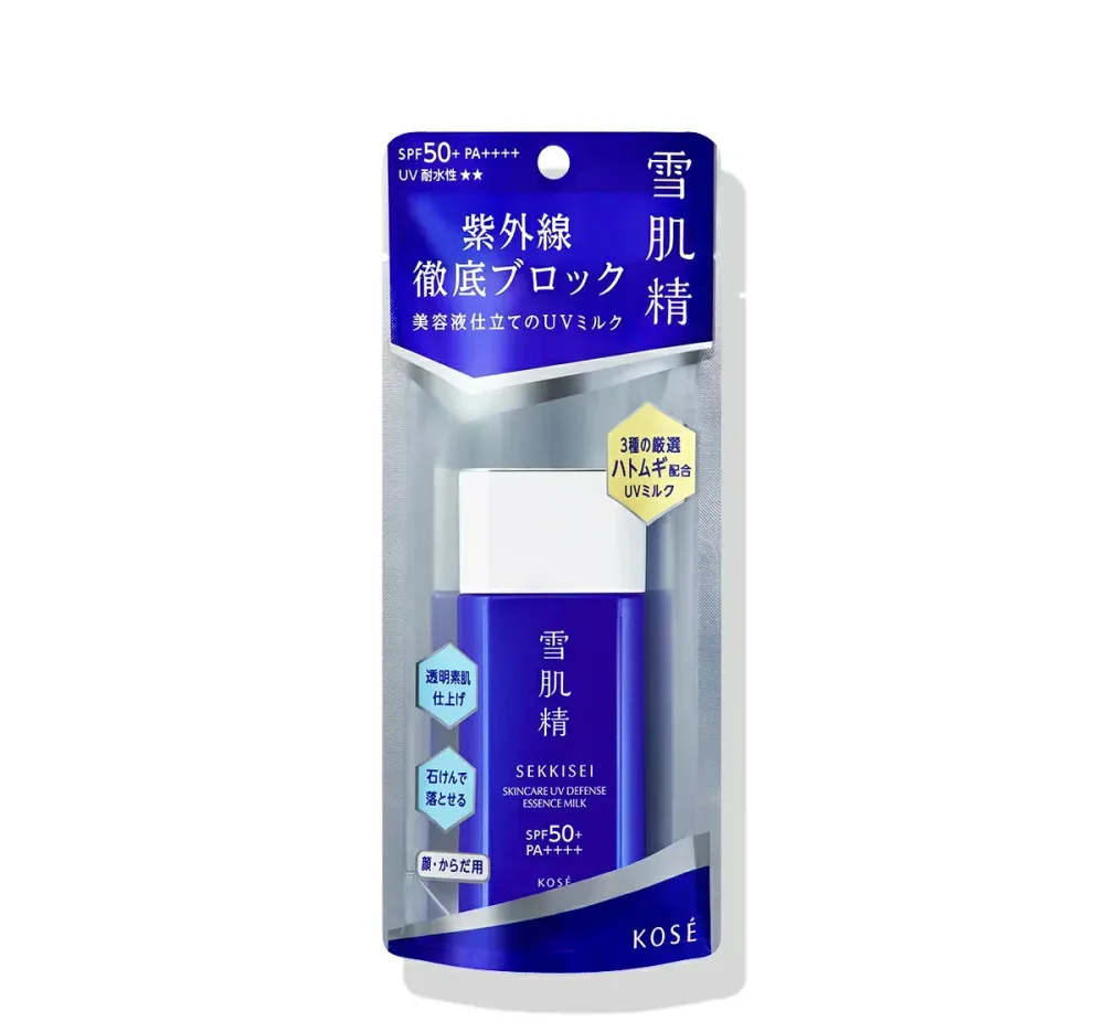 【12,800円以上購入で送料無料(注文後値引き)】コーセー 雪肌精 スキンケア UV エッセンス ミルク 60g メール便対応商品