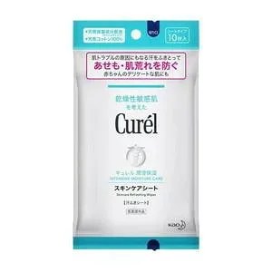 【花王】 キュレル スキンケアシート 10枚 メール便送料無料