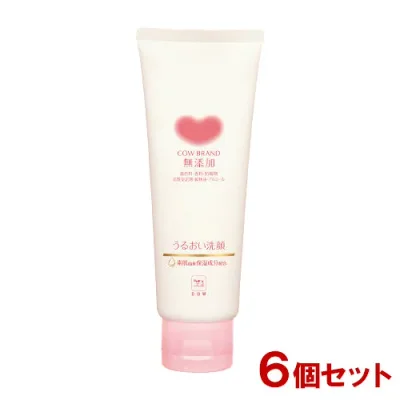 カウブランド 無添加 うるおい洗顔 (洗顔フォーム) 110g×6個セット 牛乳石鹸 【送料込(北海道除く)】 無添加フェイスケア