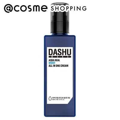 「ポイント10倍 10月20日」 DASHU メンズアクアリアルモイストオールインワンクリーム 153ml オールインワン化粧品 アットコスメ