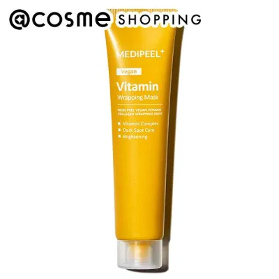 「ポイント10倍 10月24日〜25日」MEDIPEEL ビタミン ラッピングマスク(ビタミン×コラーゲン) 70g アットコスメ
