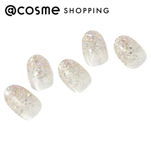 「ポイント10倍 10月24日〜25日」ohora セミキュアジェルネイル ND-039-G N Sparkle Glam 2枚(30ピース)、1個、1個、2枚 ネイルシール アットコスメ