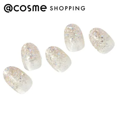 「ポイント10倍 10月24日〜25日」ohora セミキュアジェルネイル ND-039-G N Sparkle Glam 2枚(30ピース)、1個、1個、2枚 ネイルシール アットコスメ