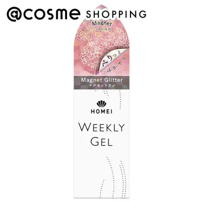 「ポイント10倍 10月24日〜25日」HOMEI ウィークリージェル MG27 Pink Chai Magnet 10ml ジェルネイル アットコスメ
