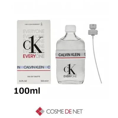 カルバンクライン シーケーエブリワン オードトワレ【ラッピング済み】 100ml コスメデネット 爽やか系 オールスキン