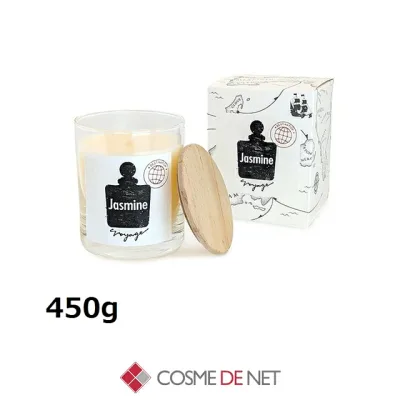 グラーストウキョウ voyage(ヴォヤージュ)アロマキャンドル 450g 09ジャスミン コスメデネット 香りが良い オールスキン すべての髪質
