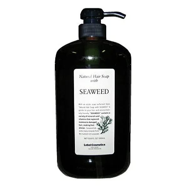 【4個セット】ルベル ナチュラル ヘア ソープ ウィズ SW(シーウィード)1000ml (ルベル シャンプー 美容室 サロン専売品 shampoo タカラベルモント)