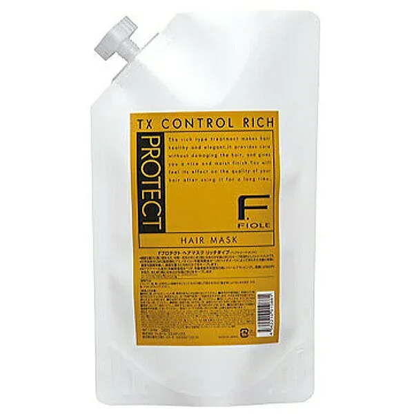 【ネコポス送料無料】 フィヨーレ Fプロテクト ヘアマスク リッチタイプ 1000g 詰替え用 (FIOLE F-Protect フィオーレ Fプロテクト ヘアマスク リッチ 詰め替え エフプロテクト トリートメント 美容室 美容院 ヘアケア 業務用 ヘアトリートメント)