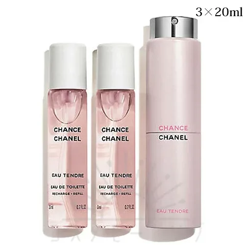 シャネル チャンス オー タンドゥル ツィスト&スプレイ (オードゥ トワレット) 3×20ml -CHANEL- 【国内正規品】