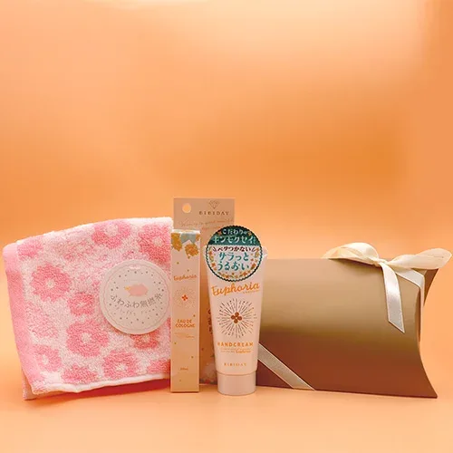 【秋の大感謝祭 クーポン配布中】BIBIDAY Euphoria キンモクセイ コロン 10ml&ハンドクリーム ギフトセット 【ギフトラッピング済】*