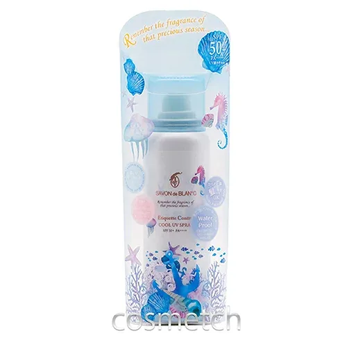 サボンドゥブラン エチケットコントロールクール UVスプレー SPF50+ PA++++ 60g (日焼け止め)