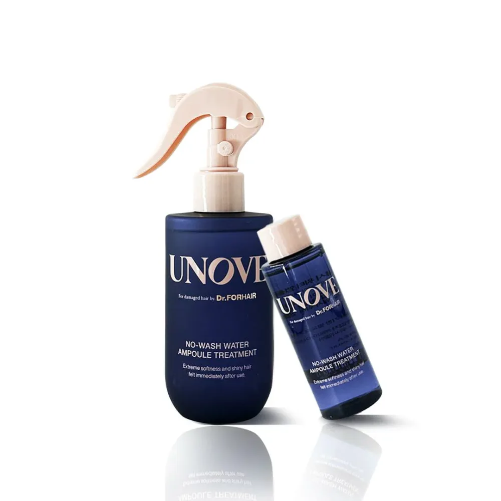 【送料無料】【UNOVE アノブ】ノーウォッシュウォーターセラムトリートメント, 200ml(+50ml追加プレゼント) 洗い流さないケア ヘアセラム 保湿ケア ヘアトリートメント 速乾タイプ ダメージ予防 韓国コスメ