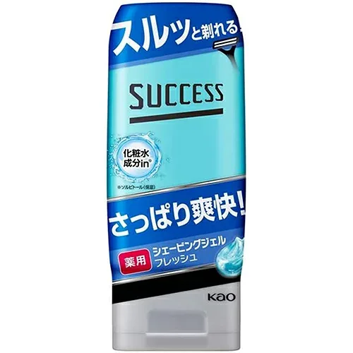 【花王】【success】サクセス 薬用シェービングジェルフレッシュタイプ 180g【低刺激性】【医薬部外品】