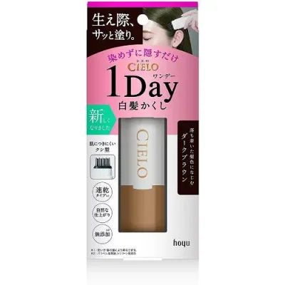 【ホーユー】シエロ ワンデー白髪かくし ダークブラウン 9ml【白髪ケア】【白髪かくし】【hoyu】【CIELO】