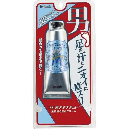 デオナチュレ 男足指さらさらクリーム 30g【ミョウバン】【フットケア】【デオドラント】【医薬部外品】【シービック】