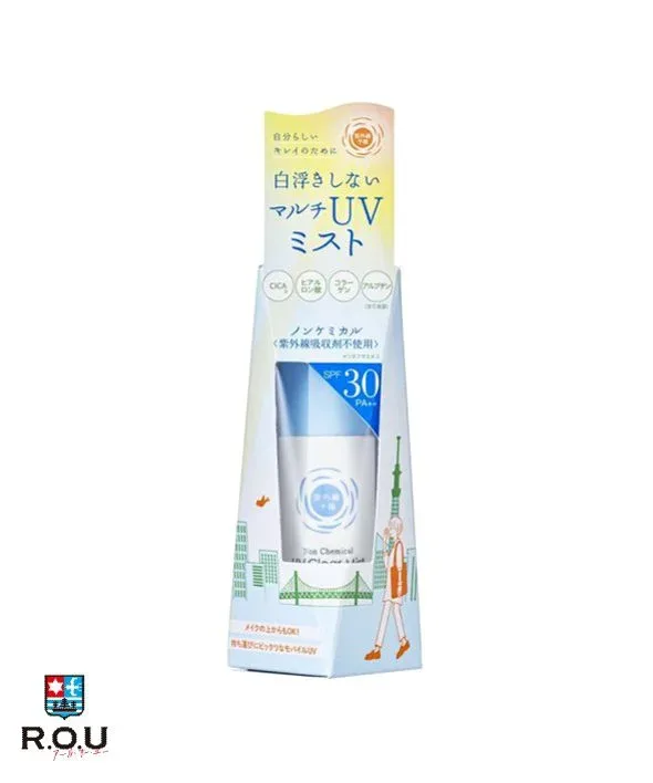 【ポイント10倍 10/14 20:00〜10/17 9:59まで】紫外線予報 ノンケミカルUVクリアミスト M SPF30 PA++ 30mL【石澤研究所】