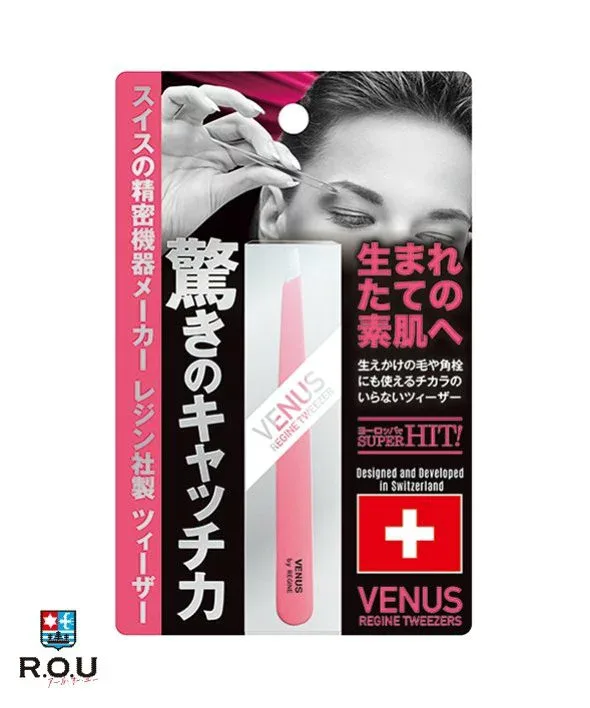 【R.O.U】レジン ヴィーナスツィーザー ピンク