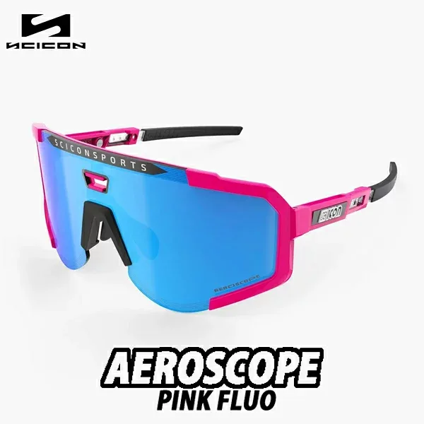 【10/10は「4倍!」エントリーでポイントUP】SCICON (シーコン) AEROSCOPE PINK FULO エアロスコープ ピンクフルオ アイウェア サングラス ロードバイク