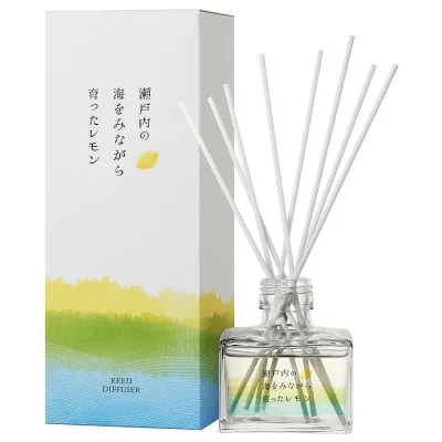 瀬戸内レモン リードディフューザー 120mL 消臭 デイリーアロマジャパン