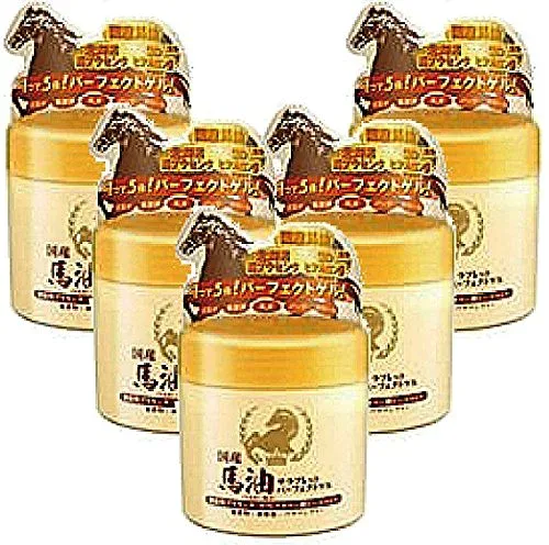 馬油サラブレット パーフェクトゲル230g 化粧水・美容液・乳液・パック・クリームの5役×5個